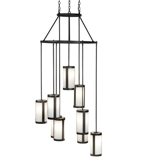 Meyda Tiffany - 226577 - Nine Light Chandelier - Cartier - Wrought Iron