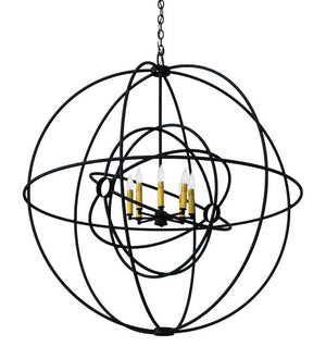 2nd Avenue - 18525-1 - Eight Light Chandelier - Atom Enerjisi - Midnight