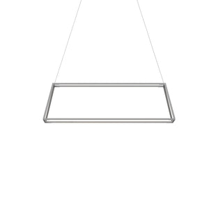 Koncept - ZBP-38-RR-SW-SIL-CNP - LED Pendant - Z-Bar - Silver