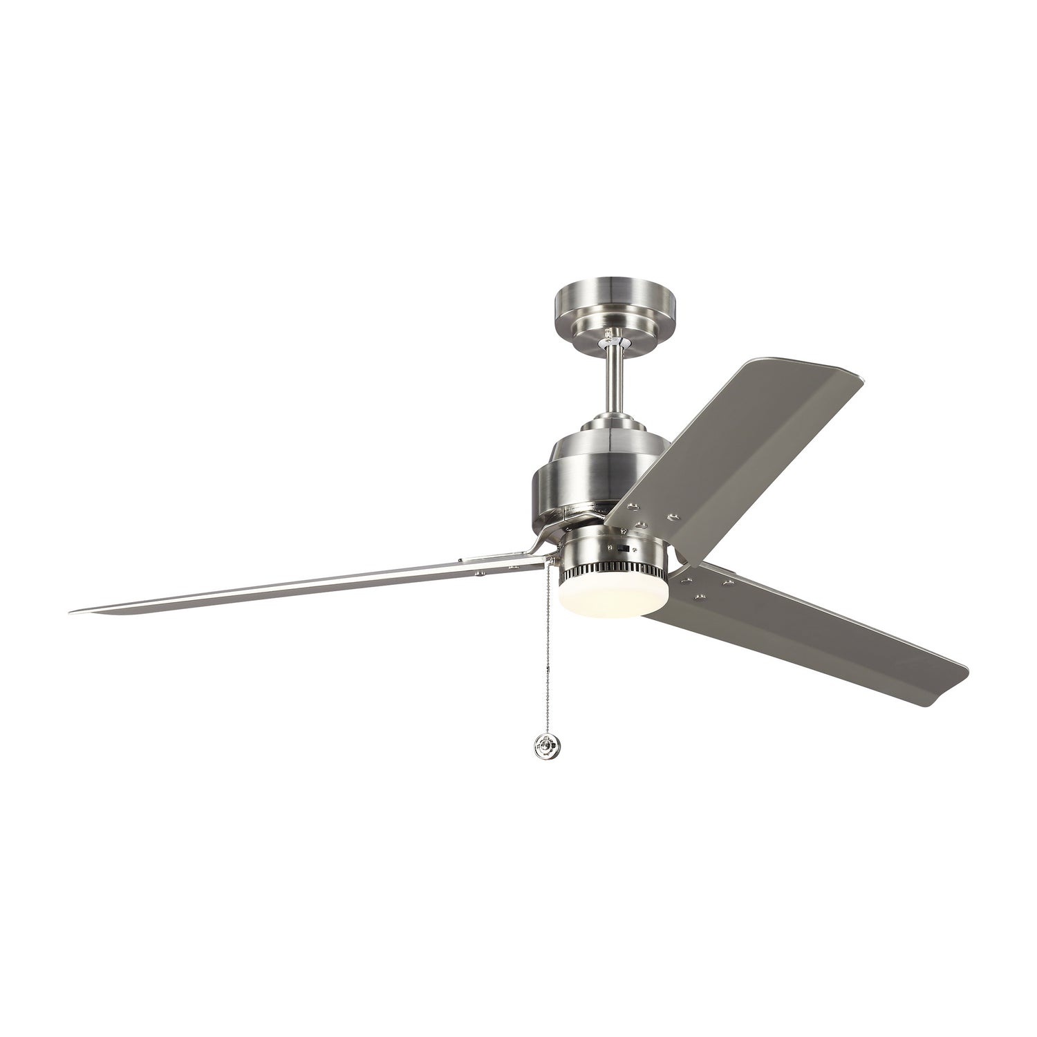 Visual Comfort Fan - 3AR54BS - 54"Ceiling Fan - Arcade - Brushed Steel