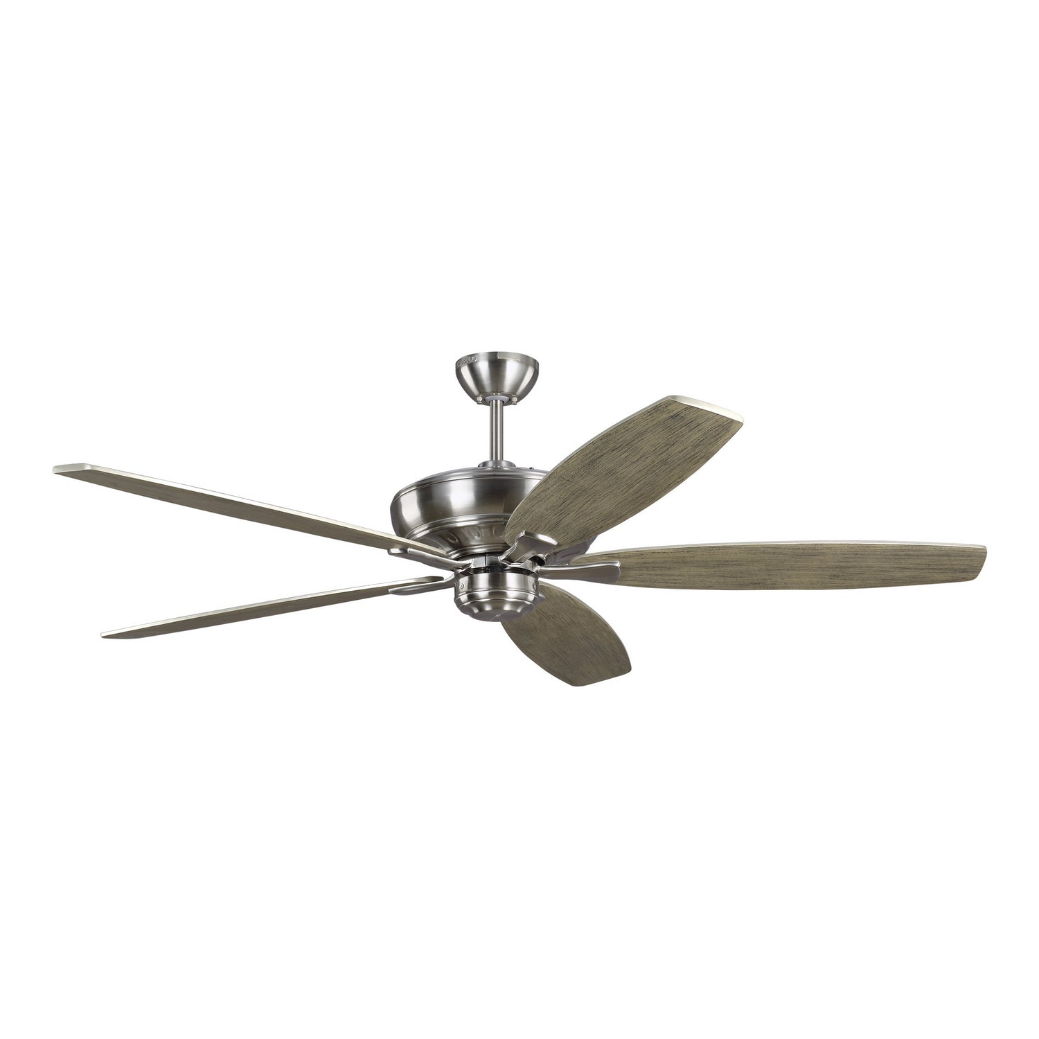 Generation Lighting. - 5DVR60BS - 60"Ceiling Fan - Dover - Brushed Steel