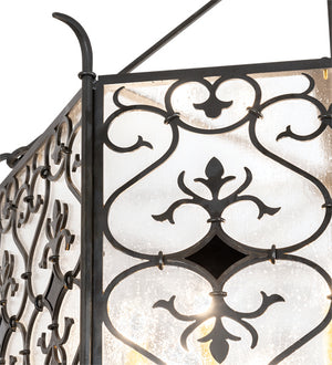 Meyda Tiffany - 214179 - 12 Light Pendant - Saskia - Hand Rubbed Iron