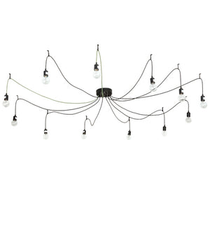 Meyda Tiffany - 218827 - LED Pendant - Castiliolite - Solar Black