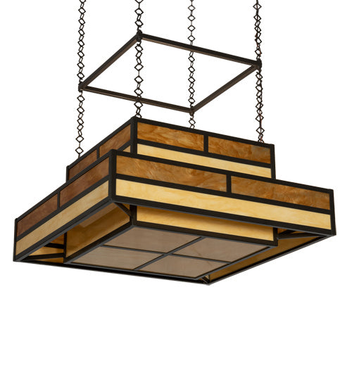 Meyda Tiffany - 223100 - Eight Light Pendant - Hyde Park - Timeless Bronze