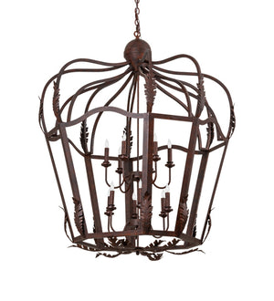 Meyda Tiffany - 227873 - 12 Light Pendant - Citadel - Rusty Nail Textured