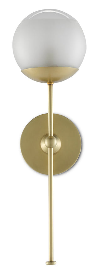 Currey and Company - 5000-0154 - One Light Wall Sconce - Montview - Brushed Brass