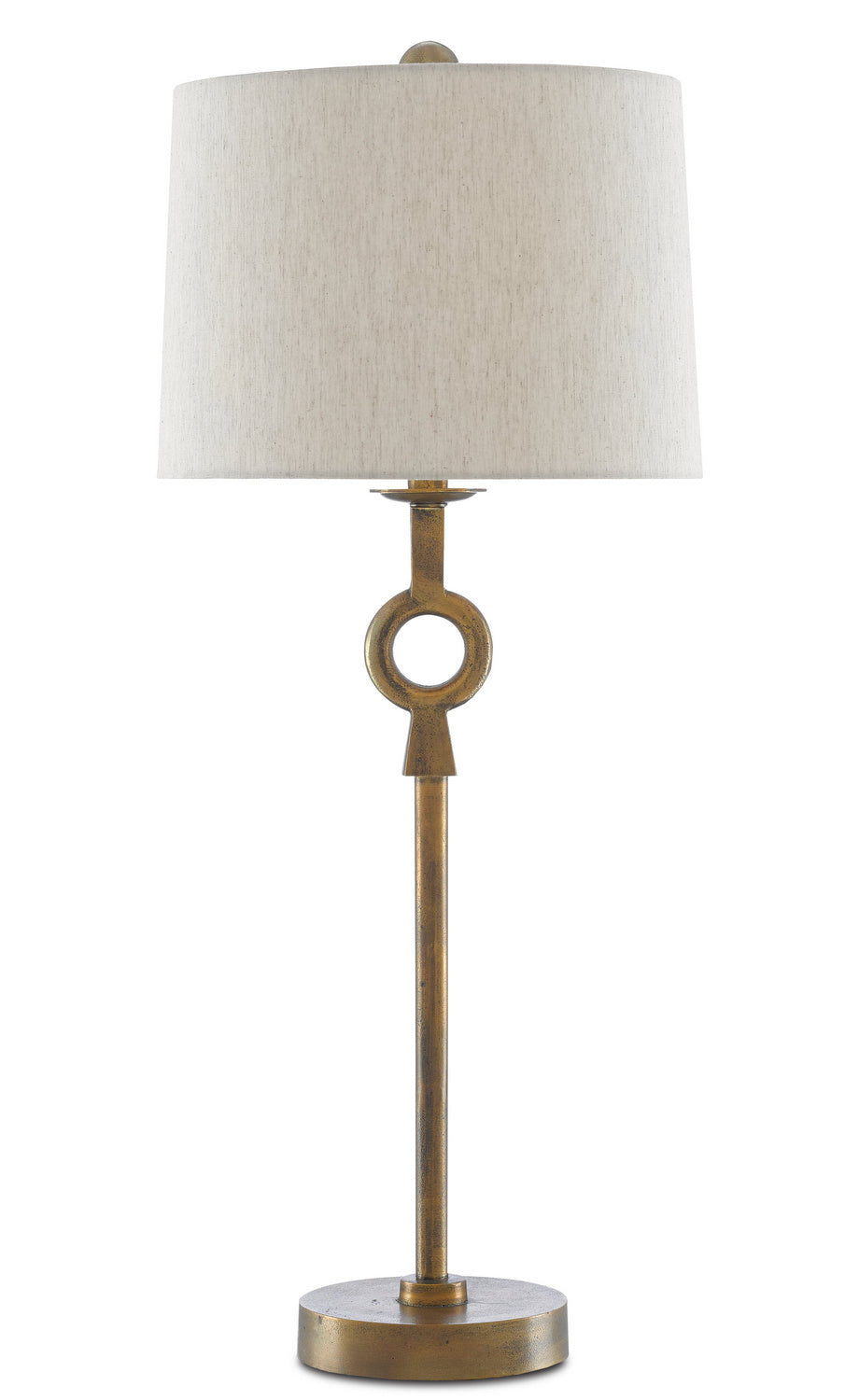 Currey and Company - 6000-0530 - One Light Table Lamp - Germaine - Antique Brass