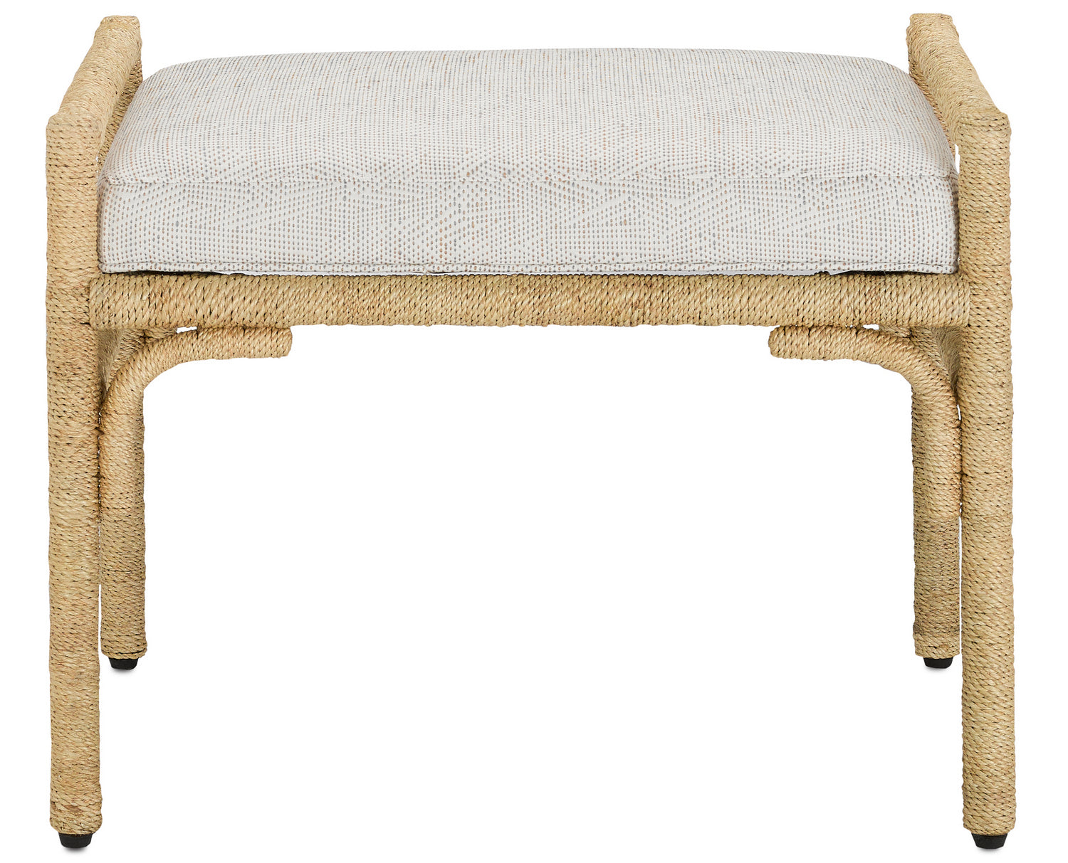 Currey and Company - 7000-1162 - Ottoman - Olisa - Natural