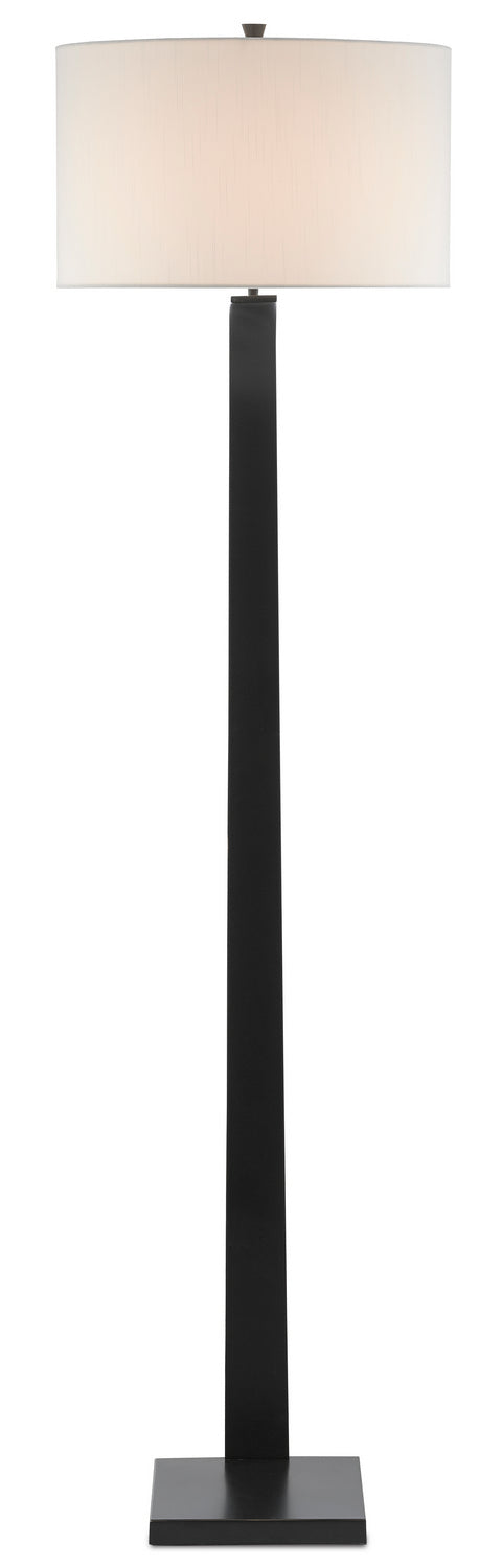 Currey and Company - 8000-0079 - One Light Floor Lamp - Masonic - Painted Oil Rubbed Bronze