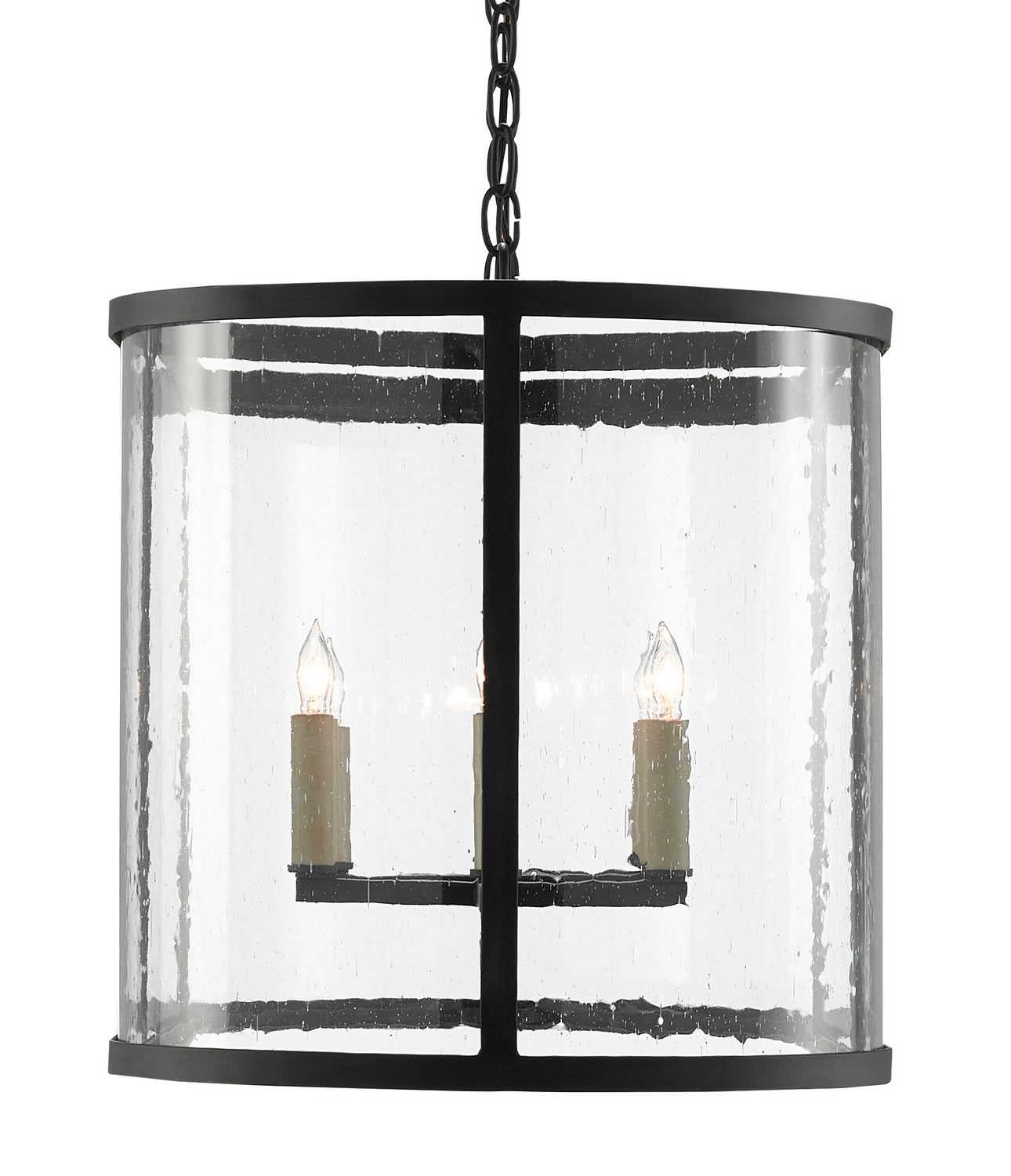 Currey and Company - 9000-0551 - Eight Light Chandelier - Argand - Antique Black