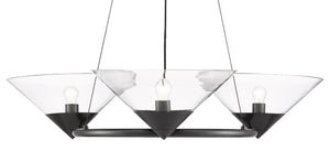 Currey and Company - 9000-0583 - Three Light Chandelier - Oil Rubbed Bronze