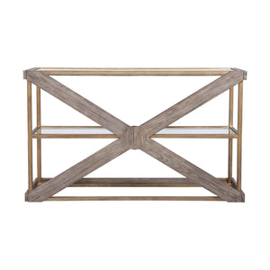 ELK Home - 164-011 - Console Table - Jordrock - Gold