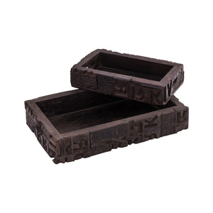 ELK Home - TRAY096 - Tray - Brown