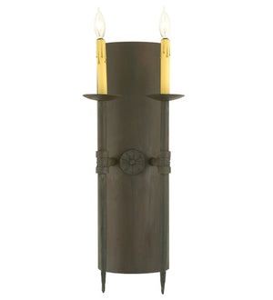 2nd Avenue - 13602-2 - Two Light Wall Sconce - Warwick - Costello Black