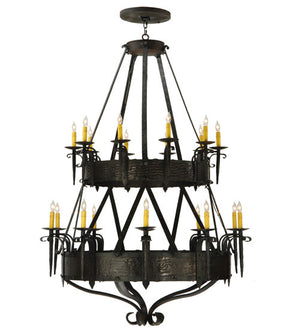 2nd Avenue - 34944-22 - 20 Light Chandelier - Costello - Costello Black