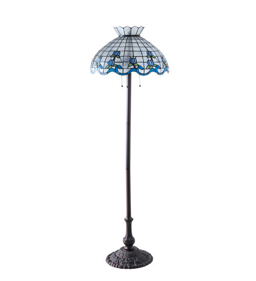 Meyda Tiffany - 110423 - Three Light Floor Lamp - Roseborder