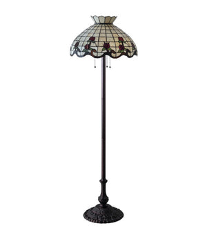 Meyda Tiffany - 153948 - Three Light Floor Lamp - Roseborder