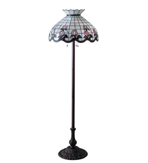 Meyda Tiffany - 190368 - Three Light Floor Lamp - Roseborder