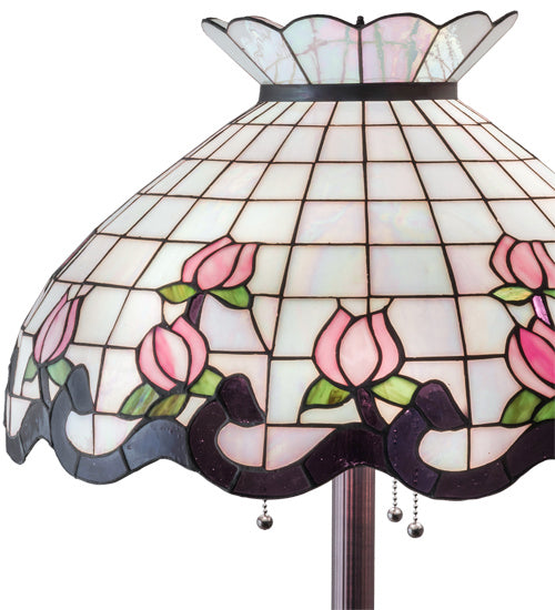 Meyda Tiffany - 190368 - Three Light Floor Lamp - Roseborder