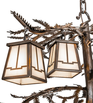 Meyda Tiffany - 223801 - 12 Light Chandelier - Pine Branch - Vintage Copper