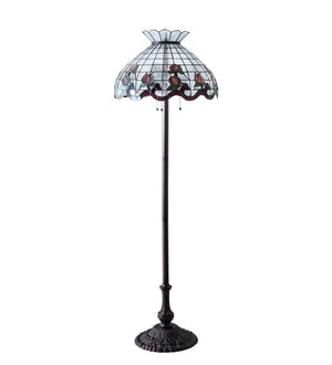 Meyda Tiffany - 228096 - Three Light Floor Lamp - Roseborder