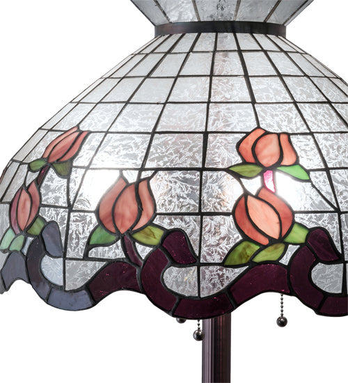 Meyda Tiffany - 228096 - Three Light Floor Lamp - Roseborder