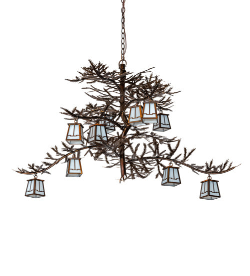 Meyda Tiffany - 228470 - 12 Light Chandelier - Pine Branch - Vintage Copper