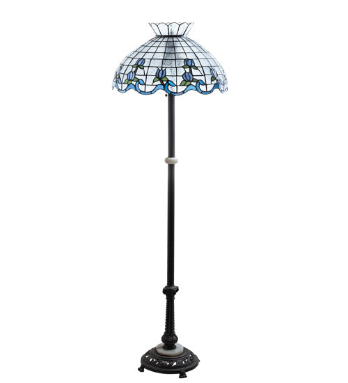 Meyda Tiffany - 228513 - Three Light Floor Lamp - Roseborder