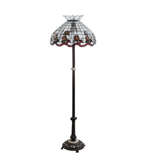 Meyda Tiffany - 228519 - Three Light Floor Lamp - Roseborder