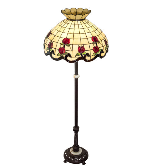 Meyda Tiffany - 228520 - Three Light Floor Lamp - Roseborder