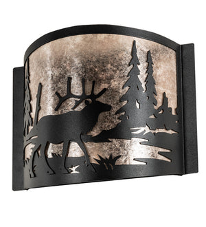 Meyda Tiffany - 66271 - One Light Wall Sconce - Elk - Textured Black