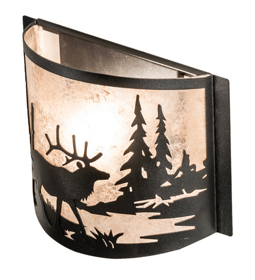 Meyda Tiffany - 66271 - One Light Wall Sconce - Elk - Textured Black