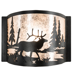 Meyda Tiffany - 66271 - One Light Wall Sconce - Elk - Textured Black