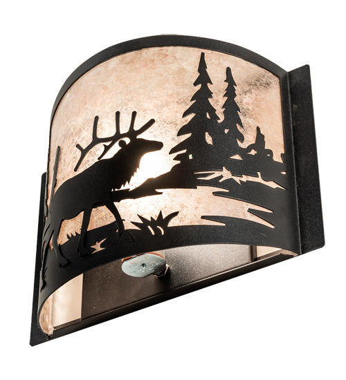 Meyda Tiffany - 66271 - One Light Wall Sconce - Elk - Textured Black