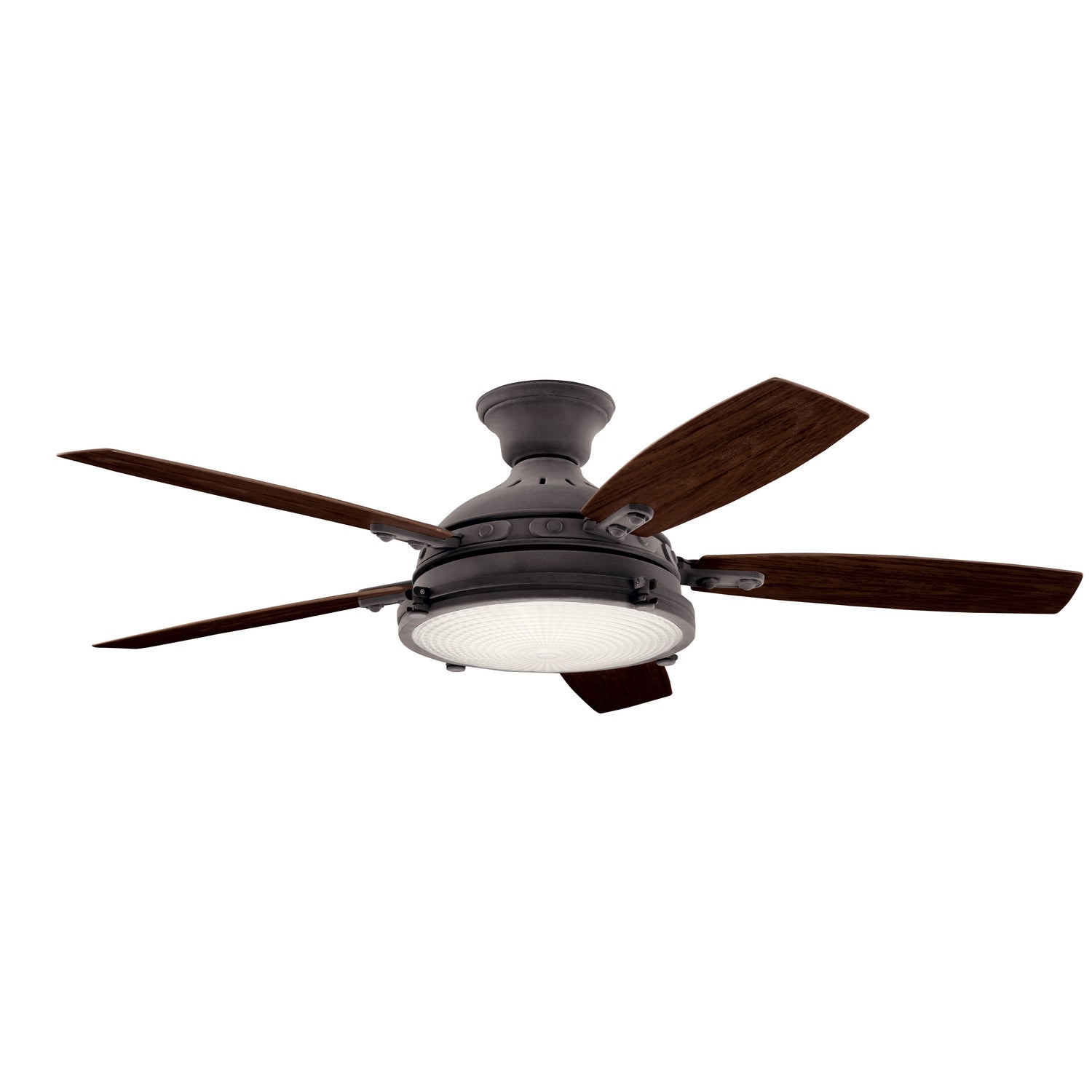 Kichler - 310018WZC - 52"Ceiling Fan - Hatteras Bay - Weathered Zinc