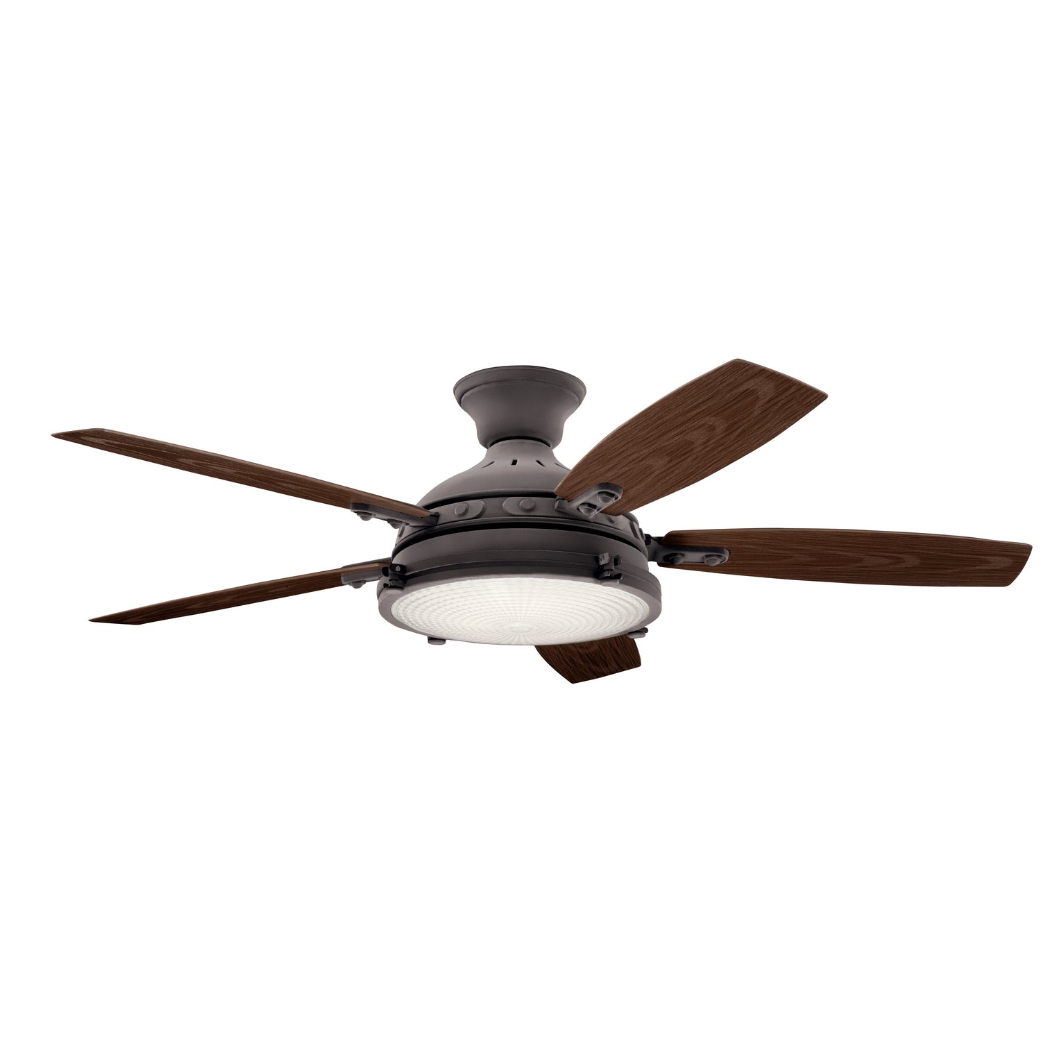 Kichler - 310018WZC - 52"Ceiling Fan - Hatteras Bay - Weathered Zinc