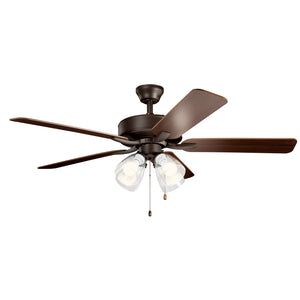 Kichler - 330016SNBS - 52"Ceiling Fan - Basics Pro Premier - Satin Natural Bronze