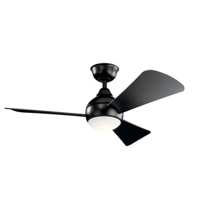 Kichler - 330151SBK - 44"Ceiling Fan - Sola - Satin Black