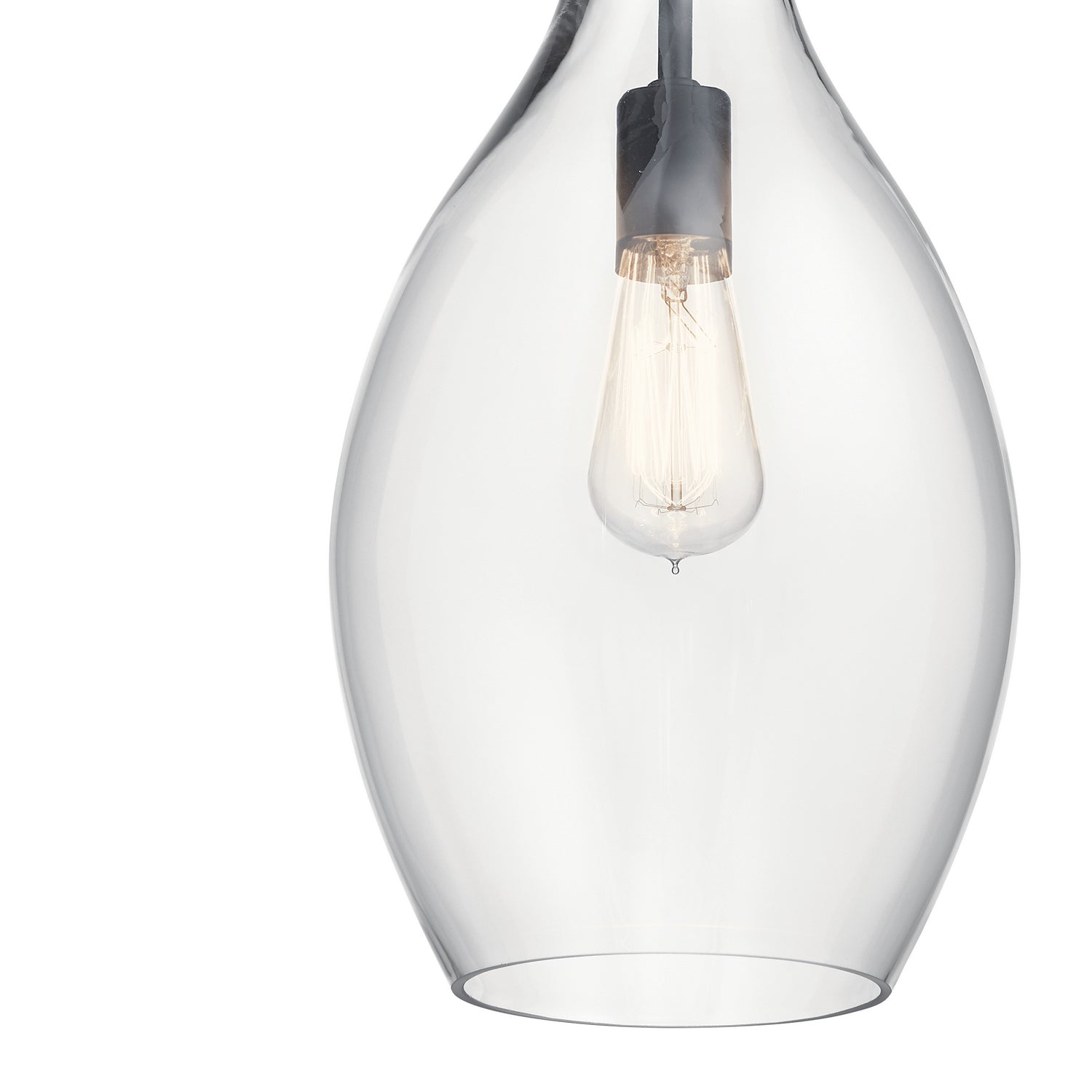 Kichler - 42047BK - One Light Mini Pendant - Everly - Black