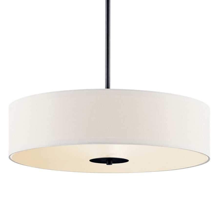 Kichler - 42121BK - Three Light Pendant/Semi Flush - Black