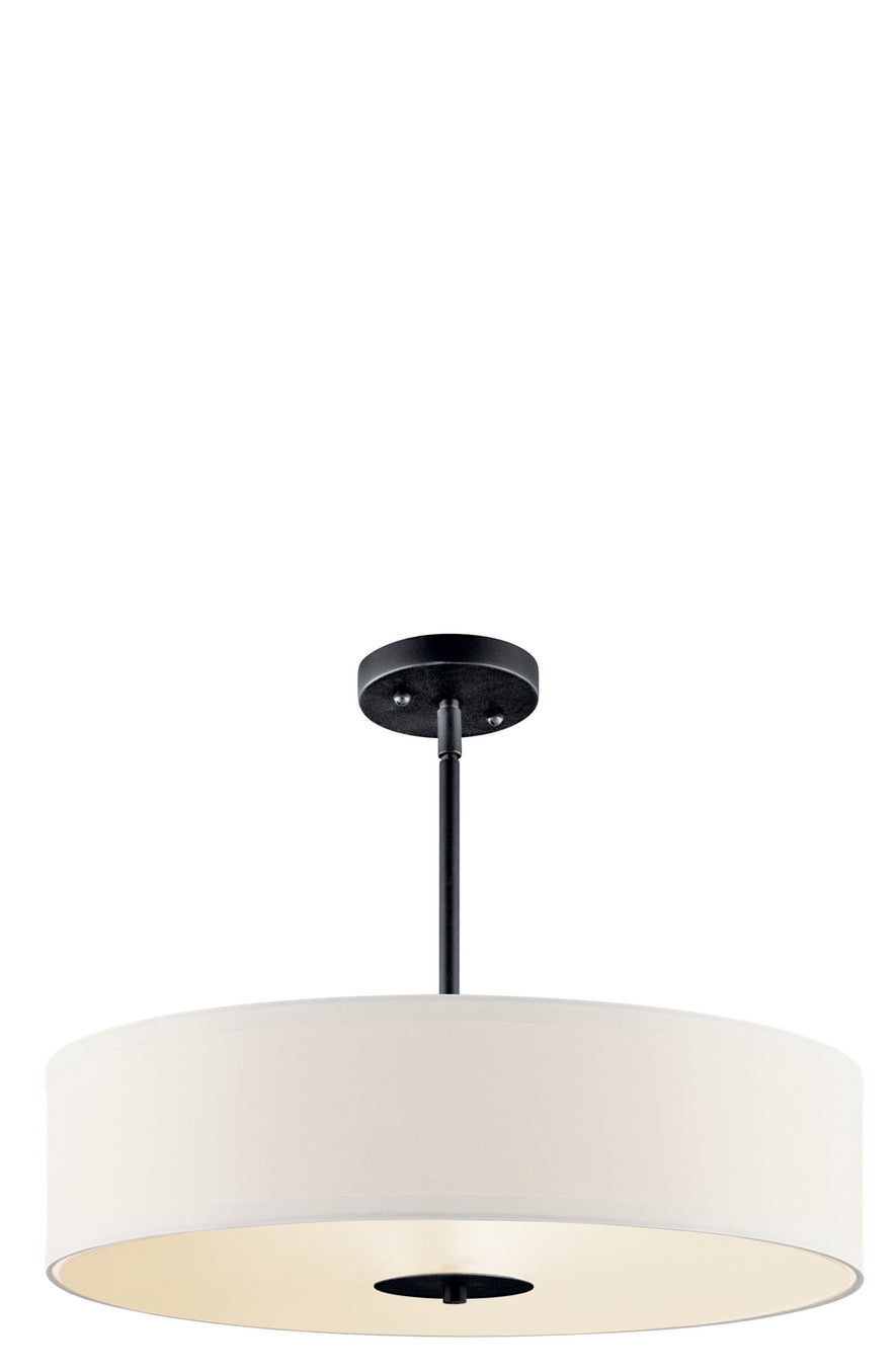 Kichler - 42121BK - Three Light Pendant/Semi Flush - Black