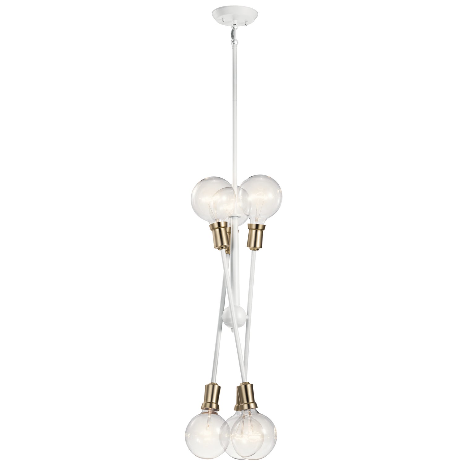 Kichler - 43095WH - Six Light Chandelier - Armstrong - White