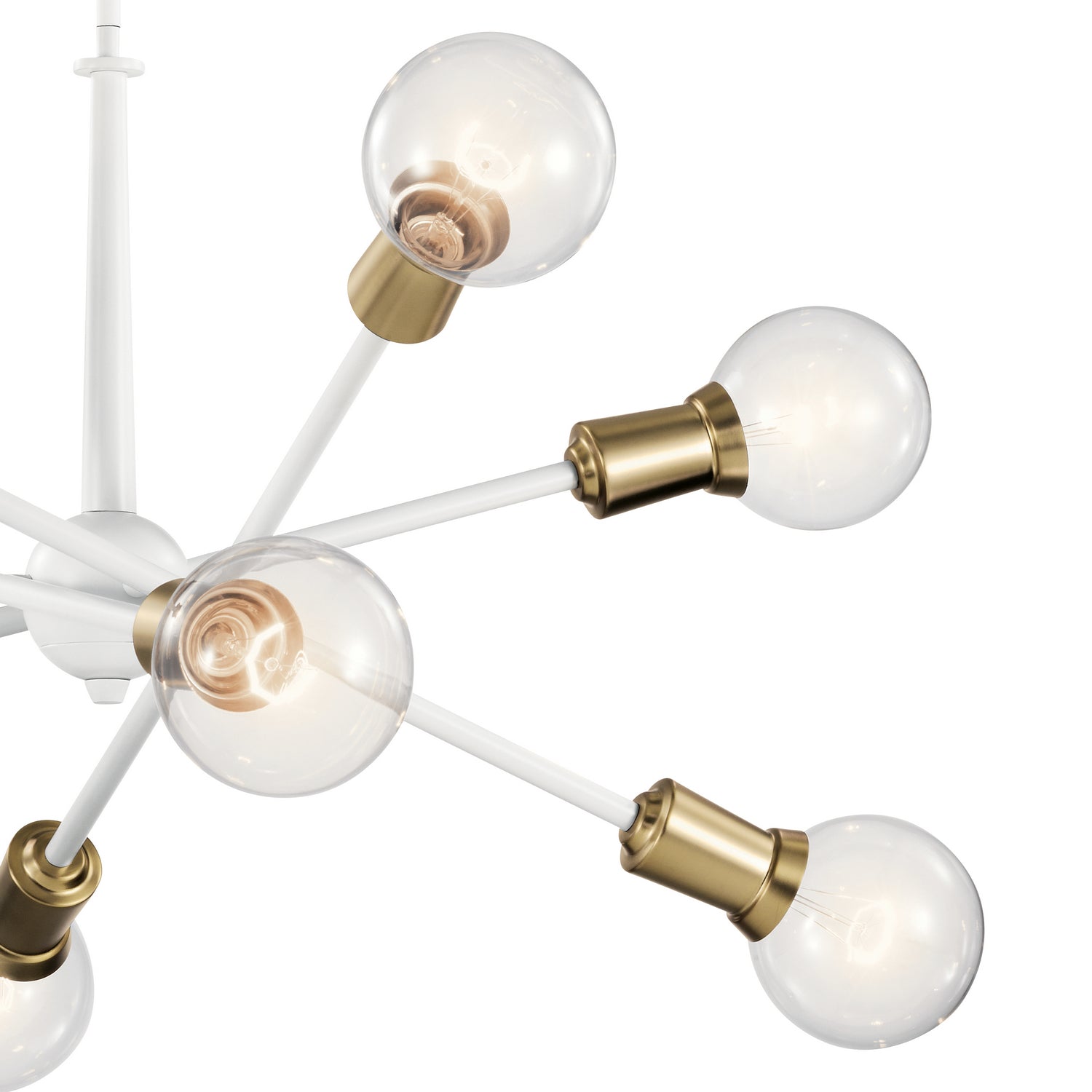 Kichler - 43118WH - Eight Light Chandelier - Armstrong - White