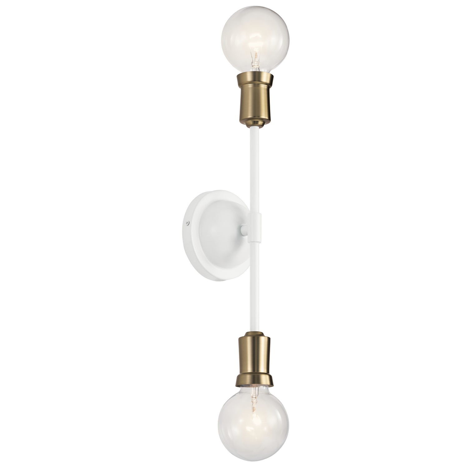 Kichler - 43195WH - Two Light Wall Sconce - Armstrong - White