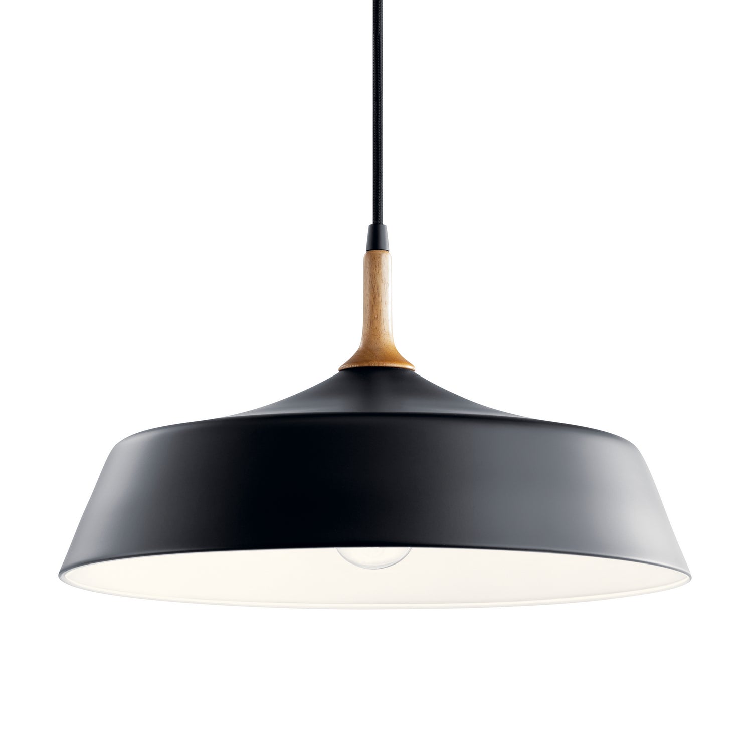 Kichler - 43683BK - One Light Pendant - Danika - Black