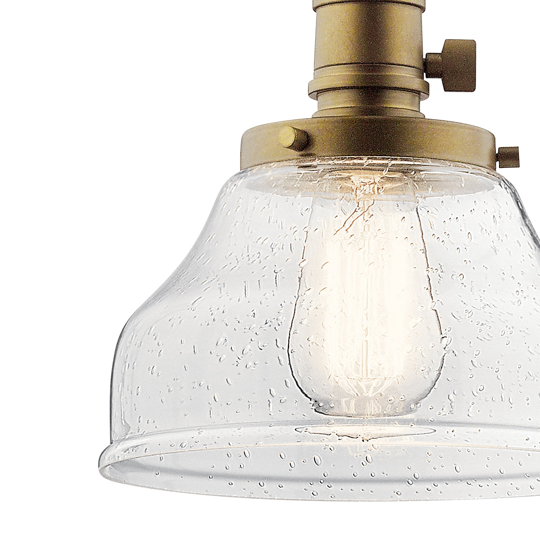 Kichler - 43850NBR - One Light Mini Pendant - Avery - Natural Brass