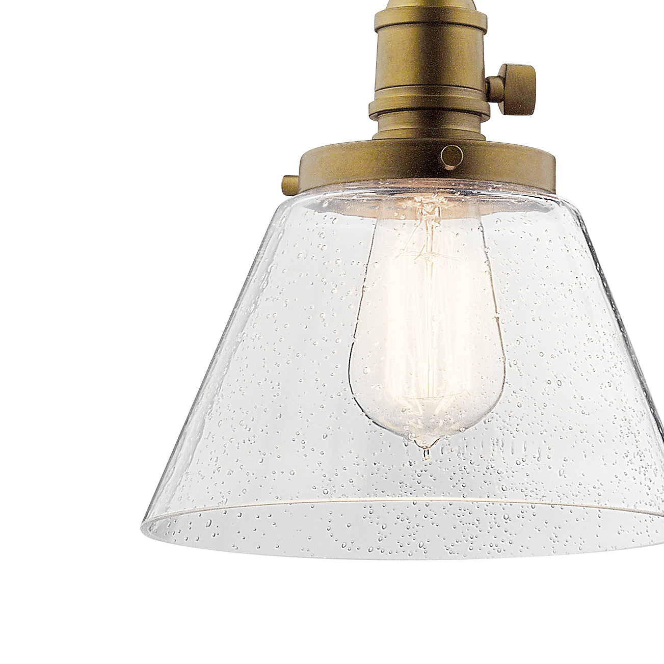 Kichler - 43851NBR - One Light Pendant - Avery - Natural Brass