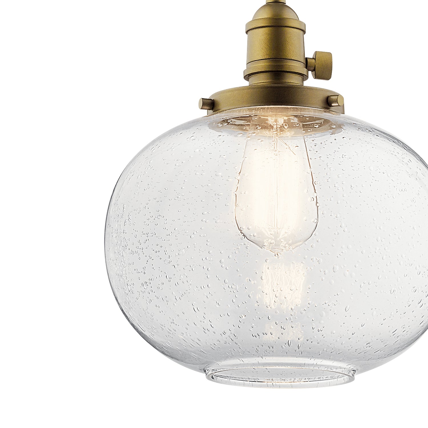 Kichler - 43852NBR - One Light Mini Pendant - Avery - Natural Brass