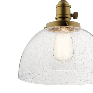 Kichler - 43853NBR - One Light Mini Pendant - Avery - Natural Brass