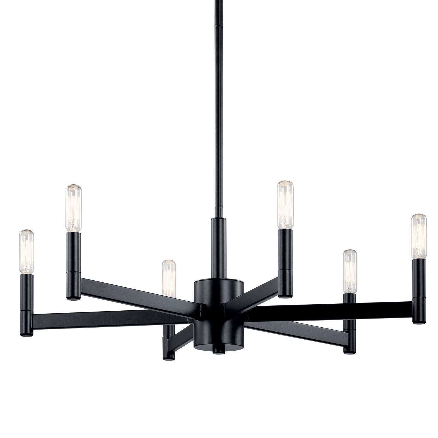 Kichler - 43859BK - Six Light Chandelier - Erzo - Black